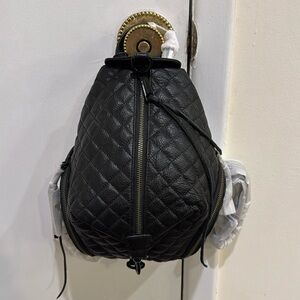 NWT Rebecca Minkoff quilted mini Julian backpack black
